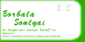 borbala somlyai business card